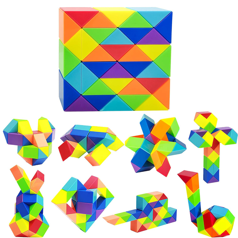 Kids Education Related - Rompecabezas giratorio de cubo de serpiente