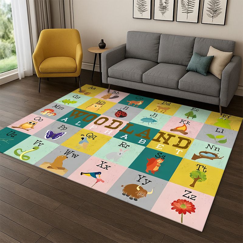 Abc Kids Early Education - Alfombra de Juego Infantil con Diseño