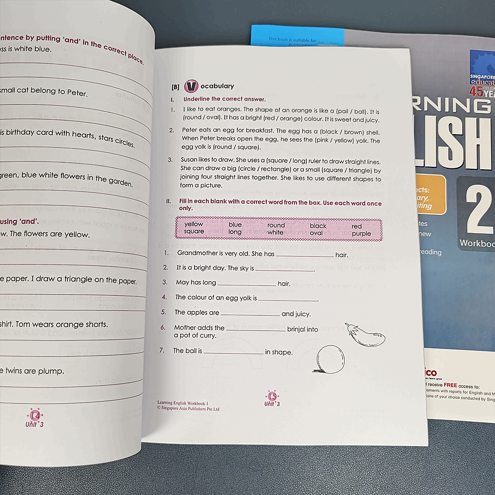 Kids Education In Singapore - 1 libro de Sap Education para