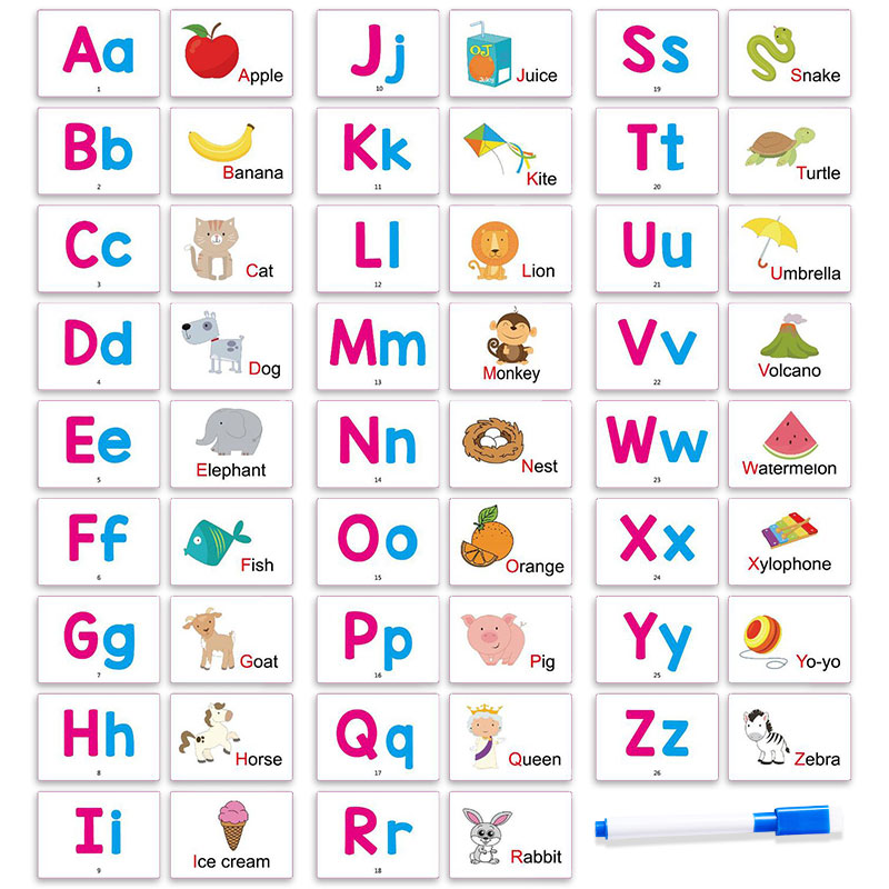 Abc Kids Early Education - 27 tarjetas de memoria con las