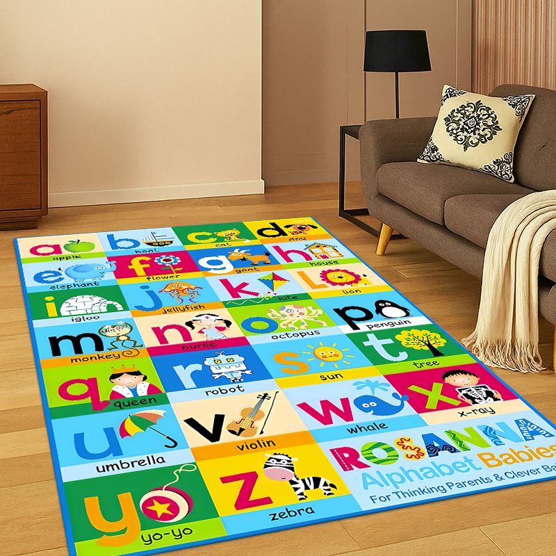 Abc Kids Early Education - Alfombra de juego infantil con diseño