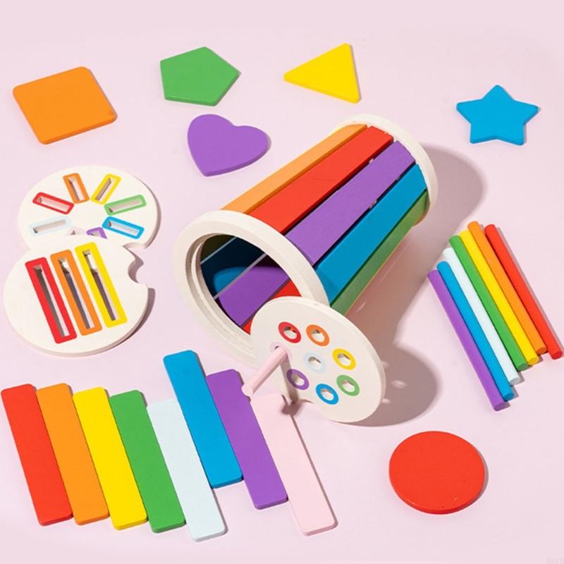 Kids Educational Game 2 - Juguete educativo clasificador formas madera para