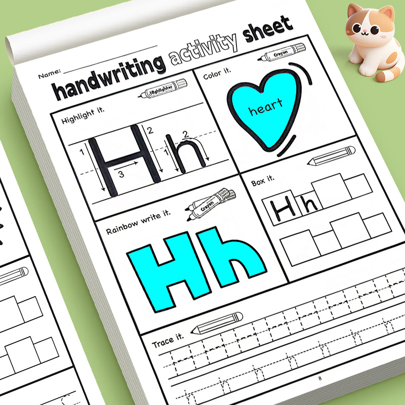Kids Education Steps - Cuaderno Educativo de Trazado de Letras