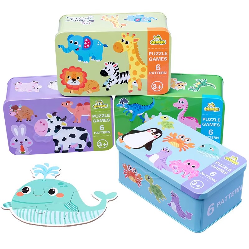 Kids Educational Game 2 - Rompecabezas para bebé, juguetes educativos Montessori,