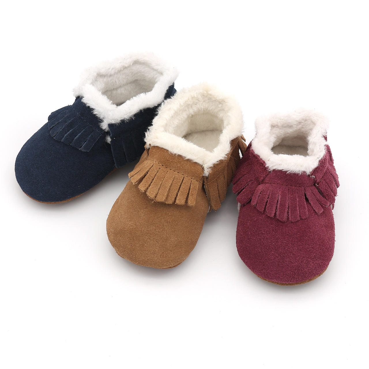 Kids Education Steps - Zapatos de cuna informales de cuero