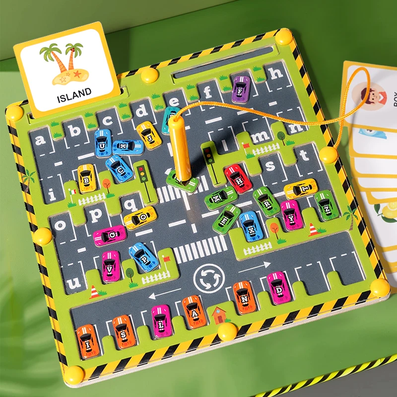 Laberinto magnético del alfabe - Abc Kids Early Education reseña y precio