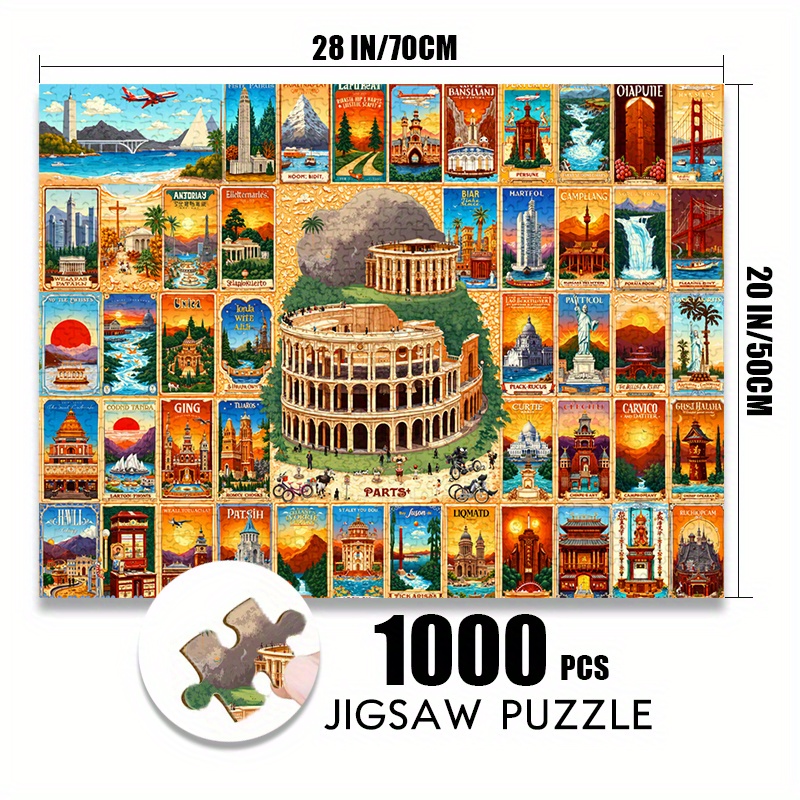 Rompecabezas de papel de 500/1 - Puzzle Map World reseña y precio