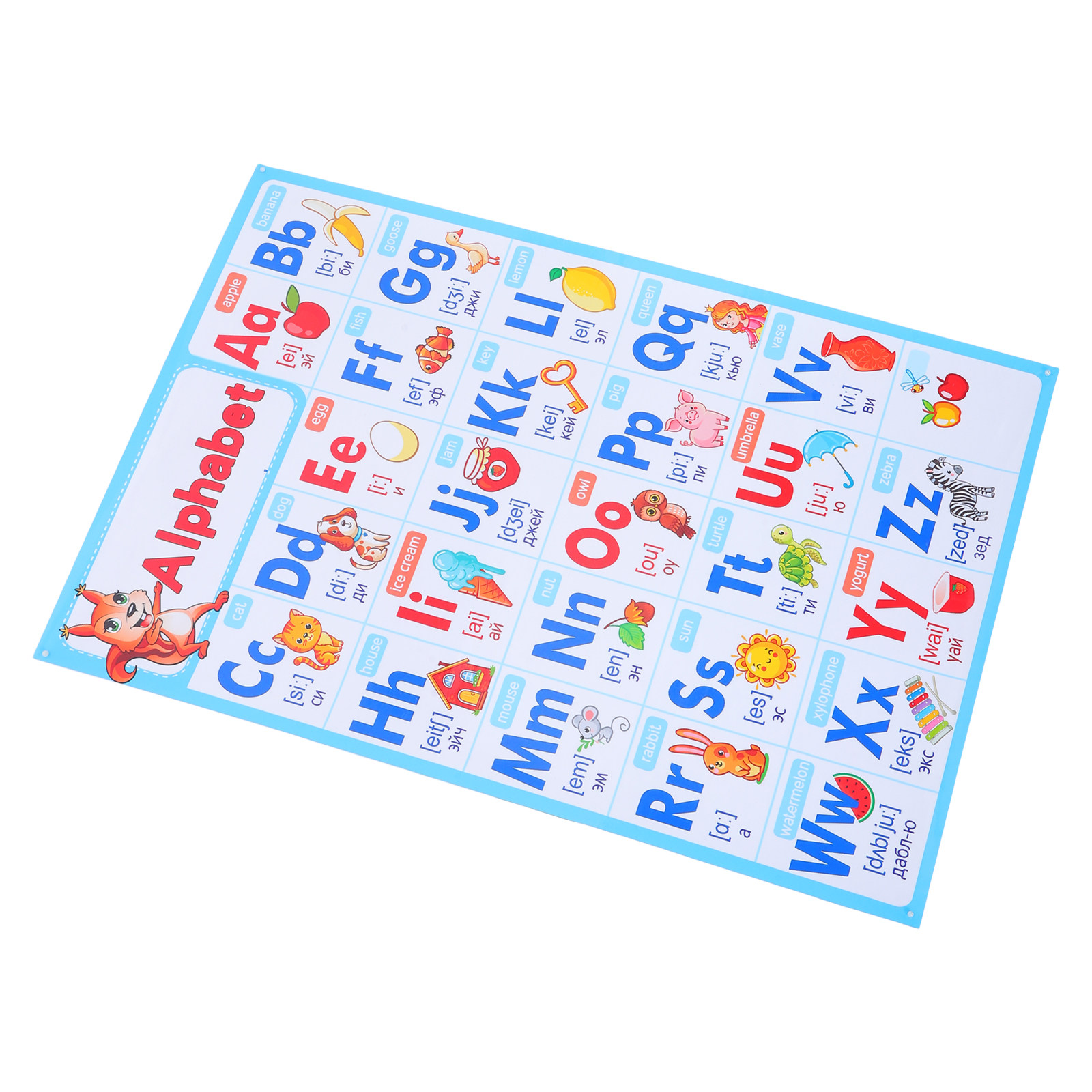 Póster Abc para el aula de pre - Abc Kids Early Education reseña y precio
