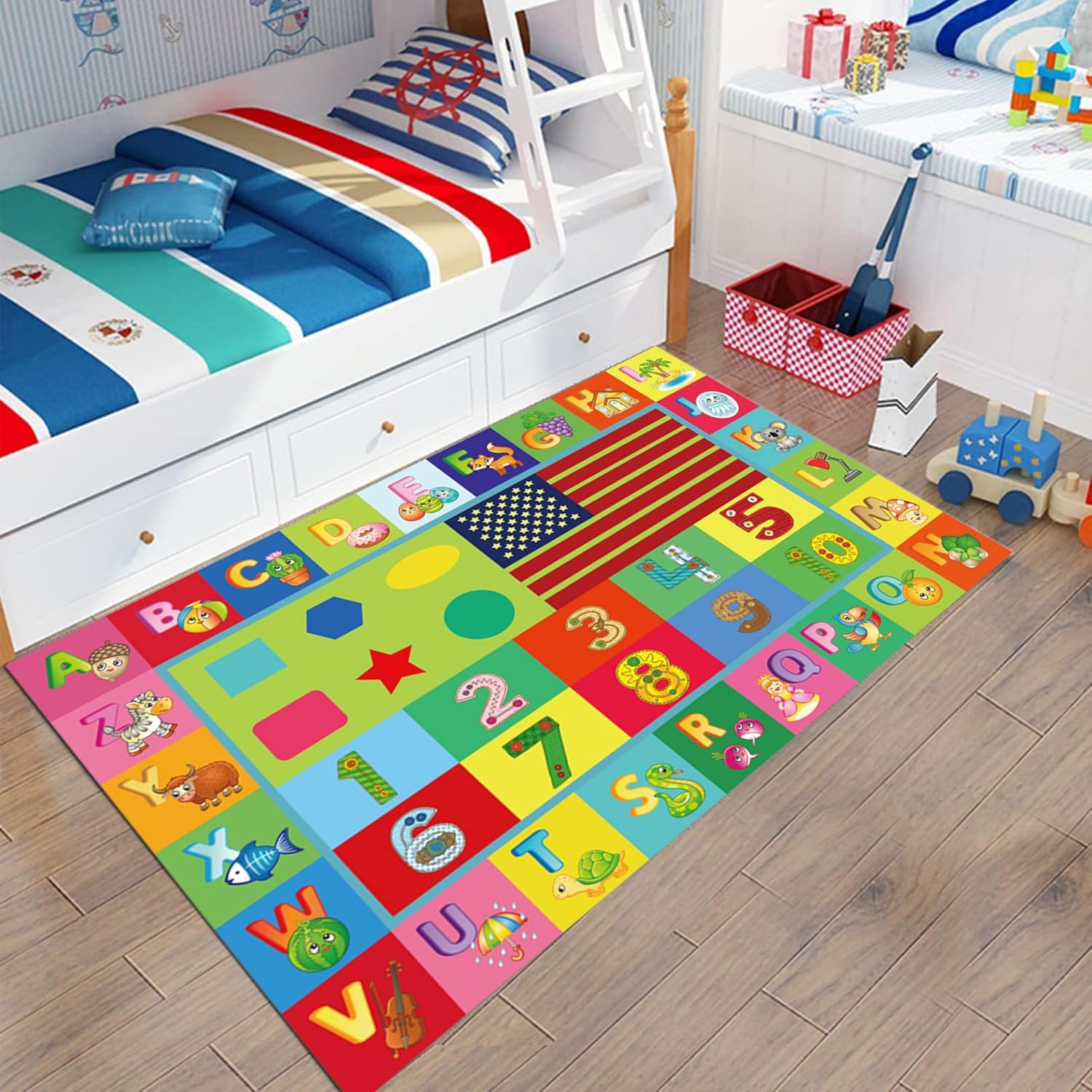 Alfombra ABC para habitación d - Abc Kids Early Education reseña y precio