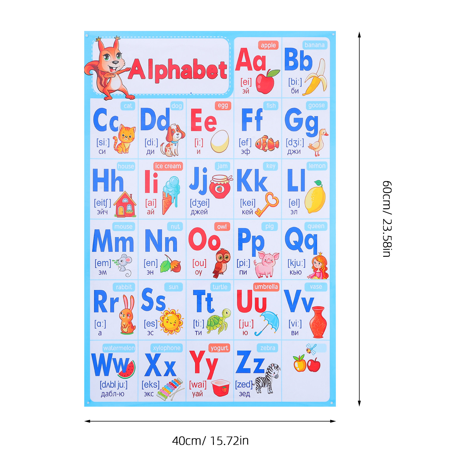 Póster del Alfabeto ABC para P - Abc Kids Early Education reseña y precio