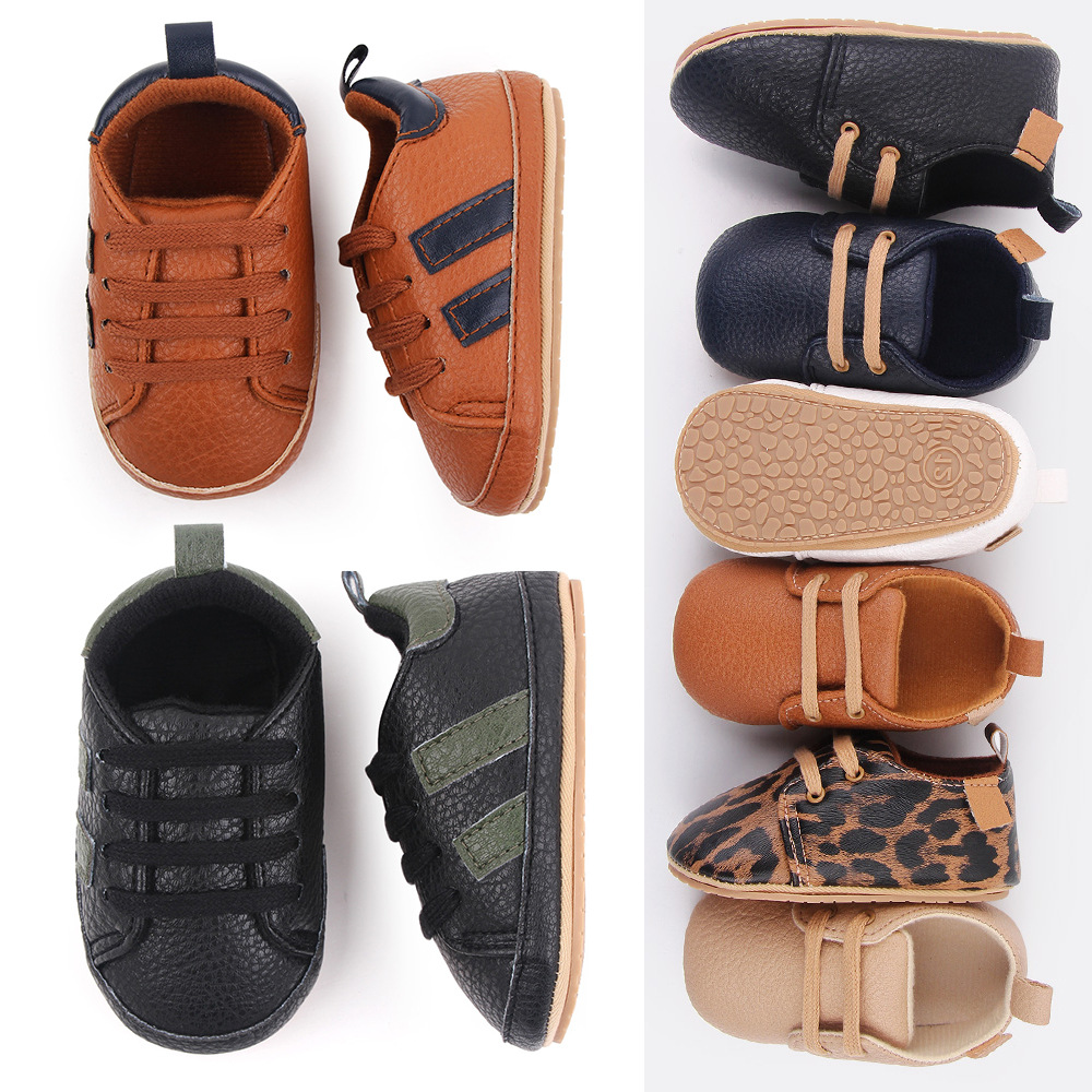 Zapatos informales de cuero pa - Kids Education Steps reseña y precio