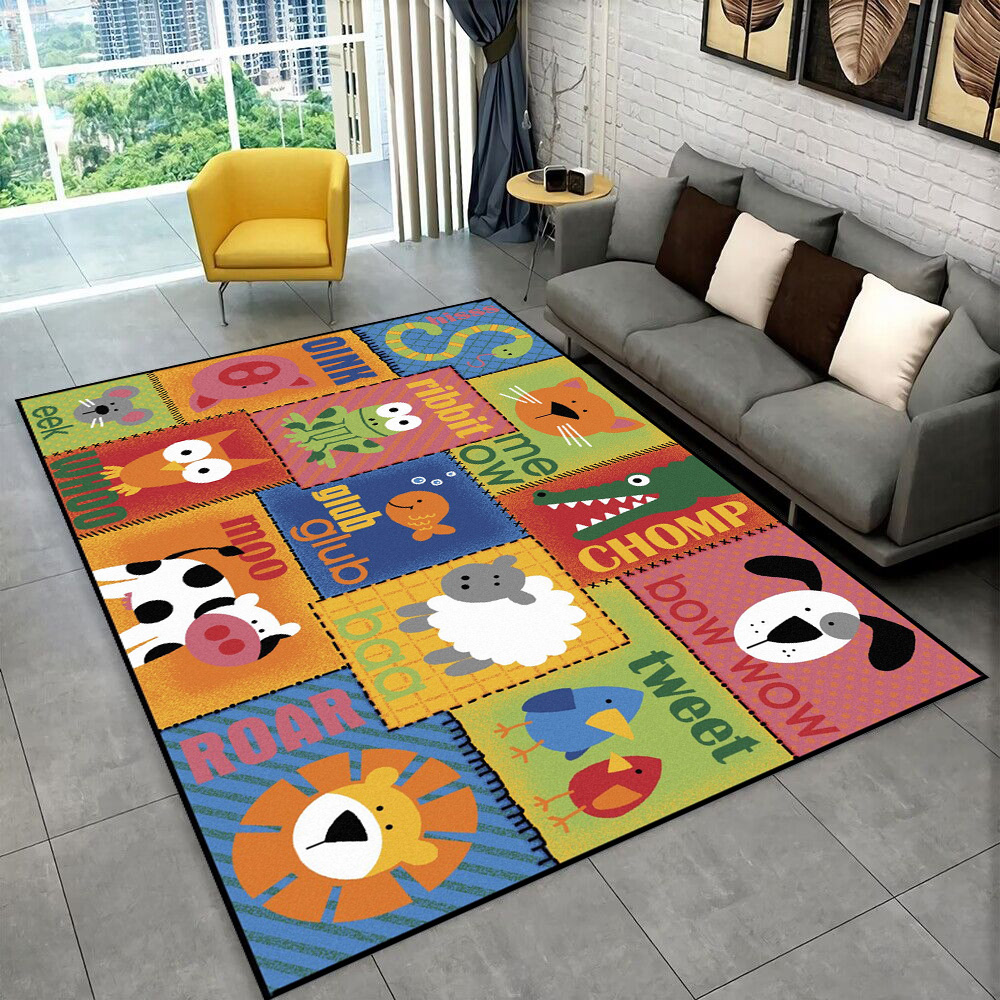 Alfombra con alfabeto de dibuj - Abc Kids Early Education reseña y precio