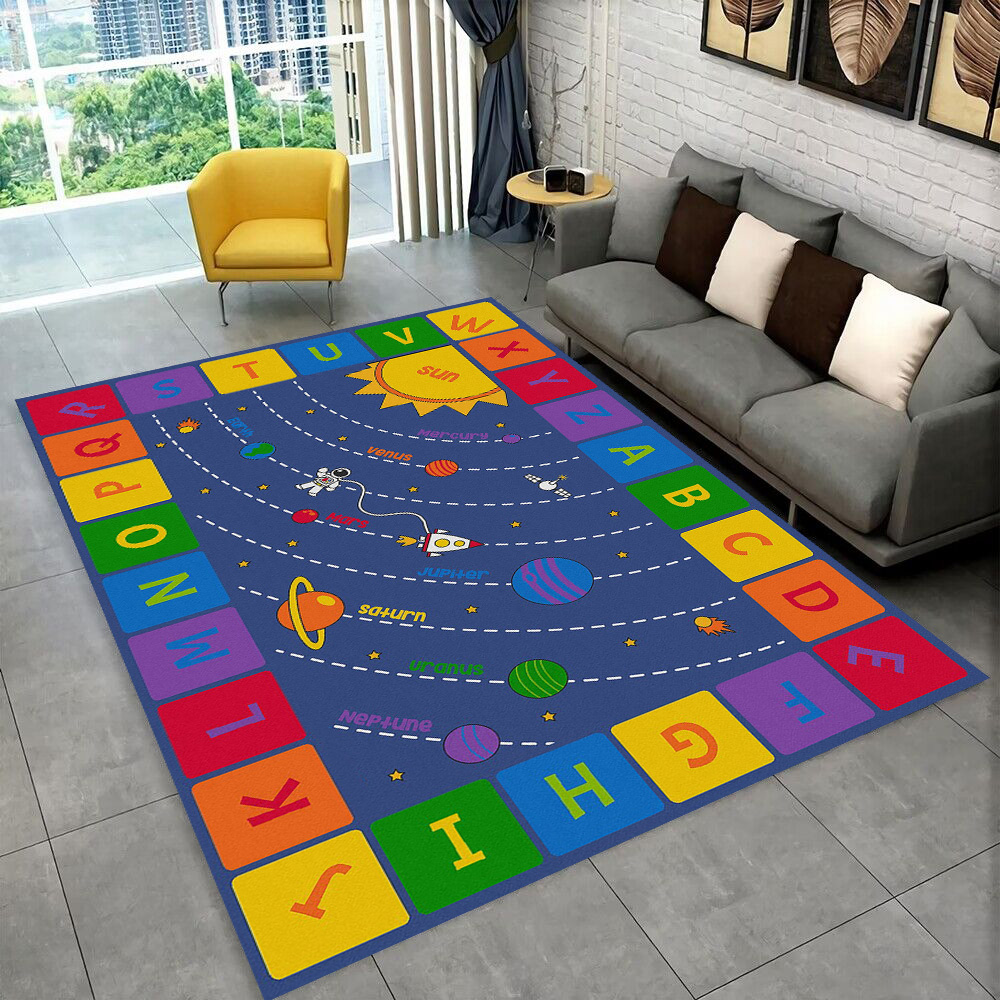 Alfombra con alfabeto de dibuj - Abc Kids Early Education reseña y precio