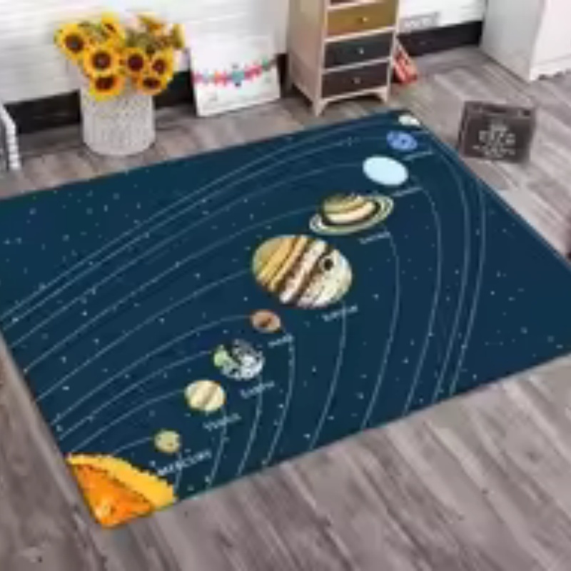 Alfombra de Fieltro Grande con - Kids Education Background reseña y precio