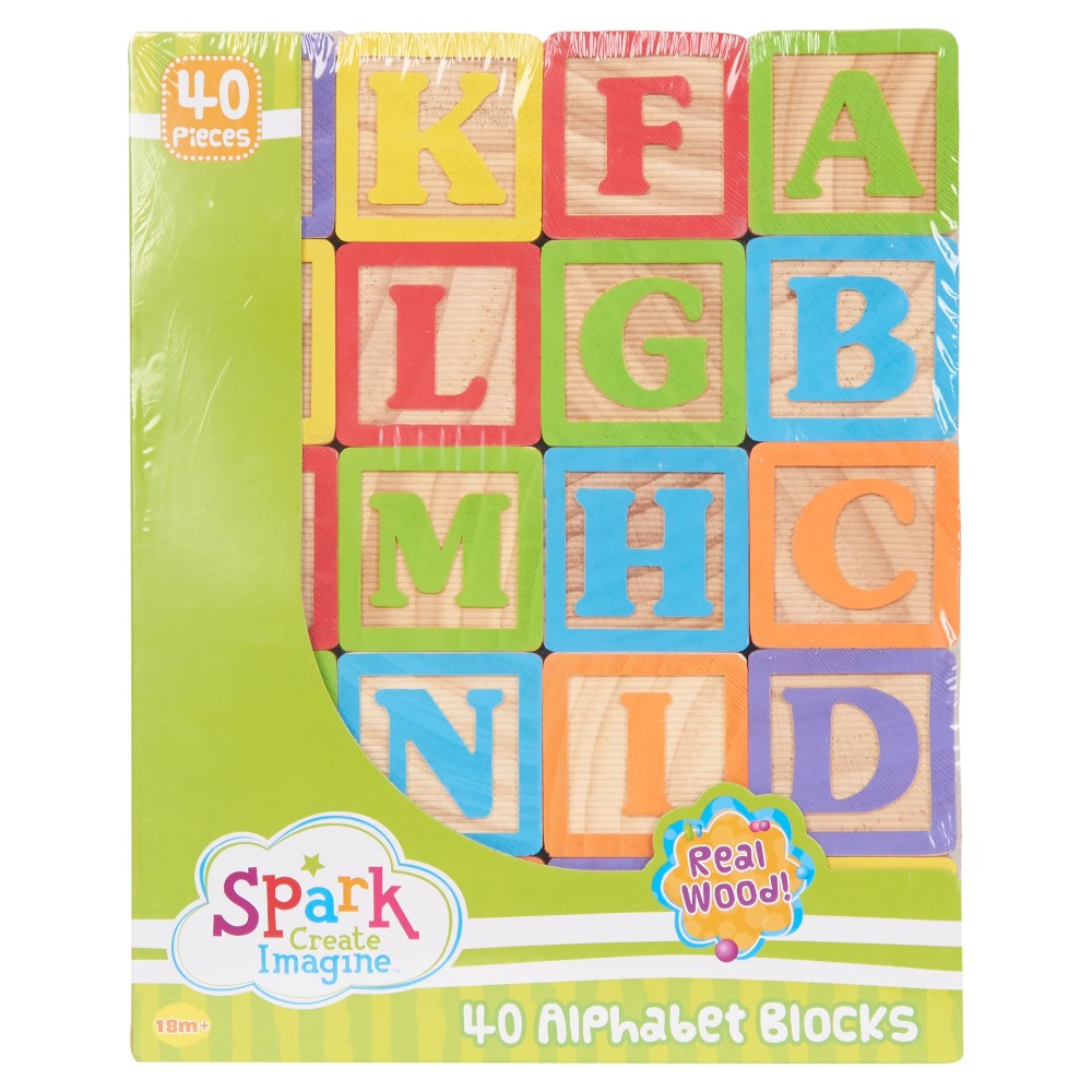 Juego de bloques de madera ABC - Abc Kids Early Education reseña y precio