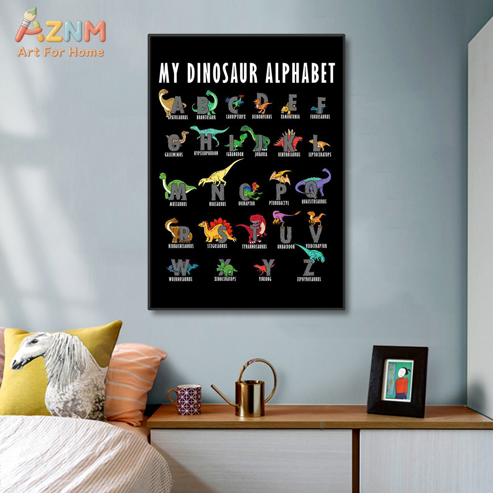 AZNM Impresión artística en li - Kids Education Background reseña y precio