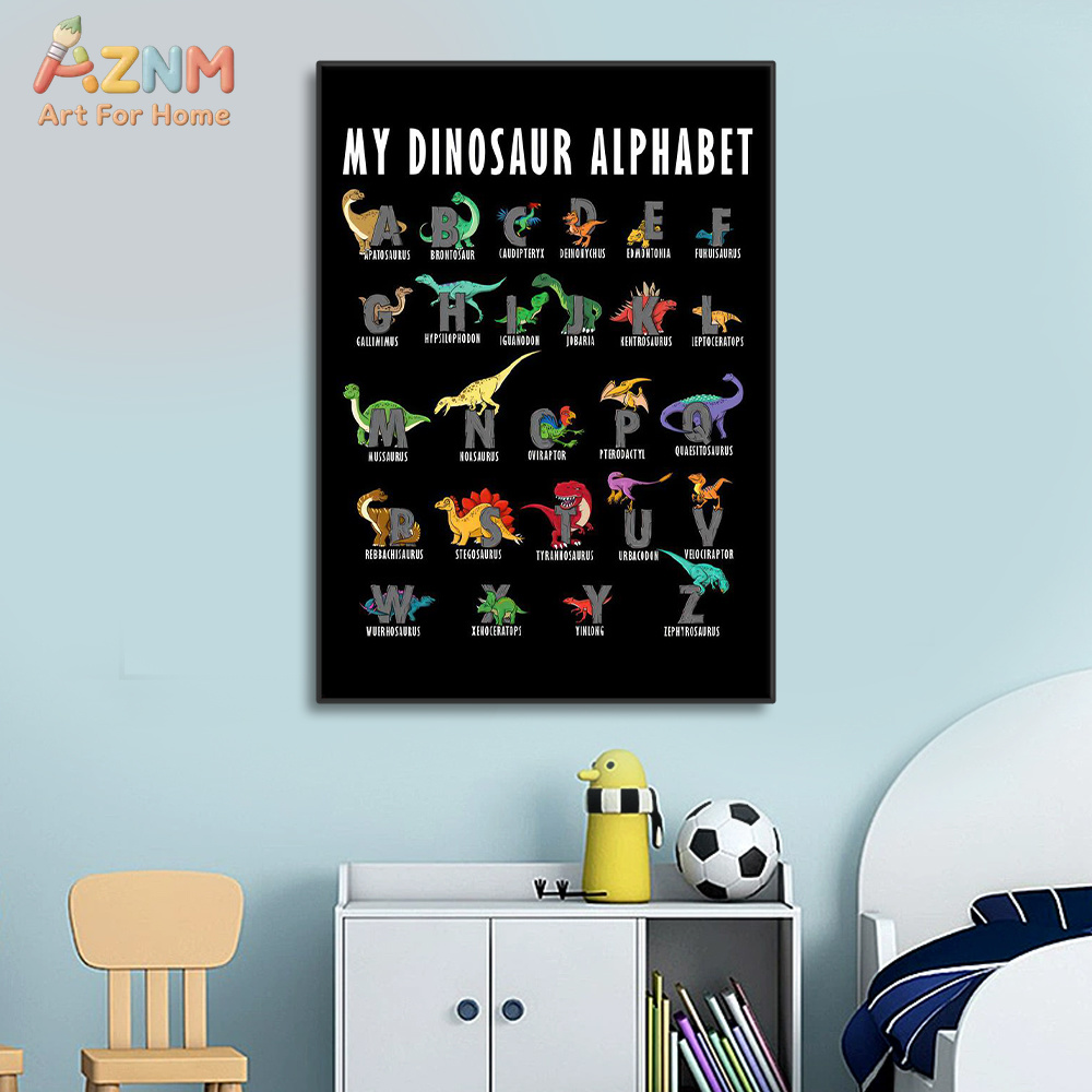 AZNM Impresión artística en li - Kids Education Background reseña y precio