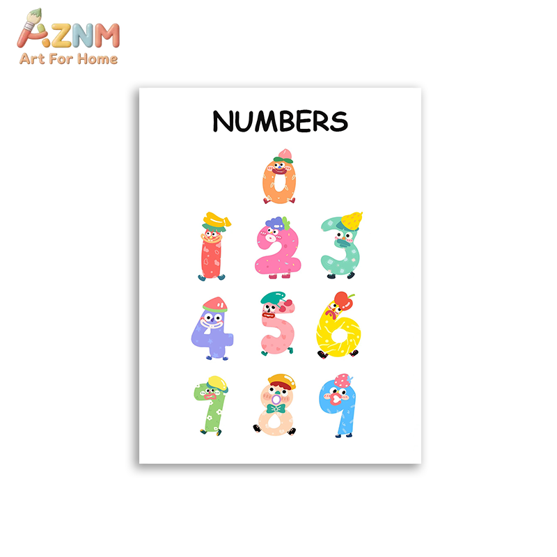 AZNM - Lienzo educativo con nú - Kids Education Learning reseña y precio
