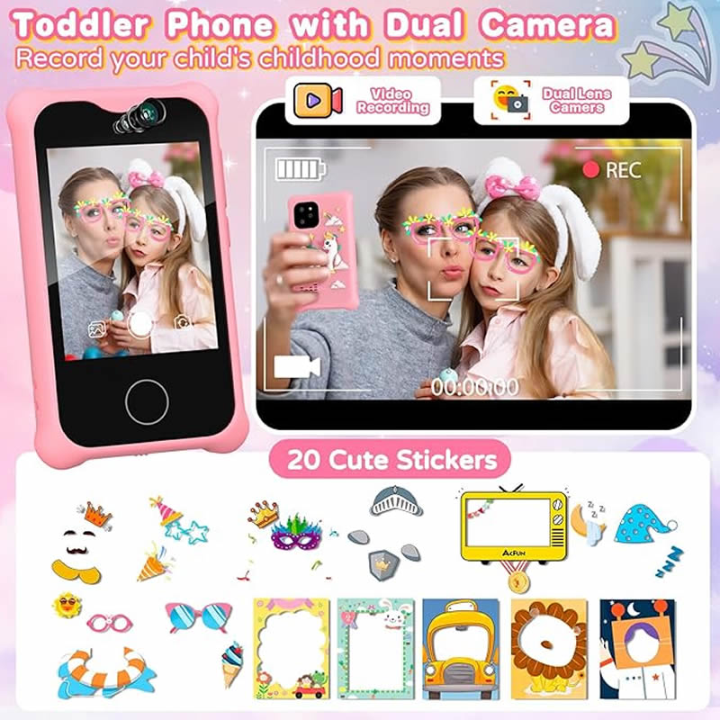Cámara Digital para Niños, Tel - Kids Education Mobile reseña y precio