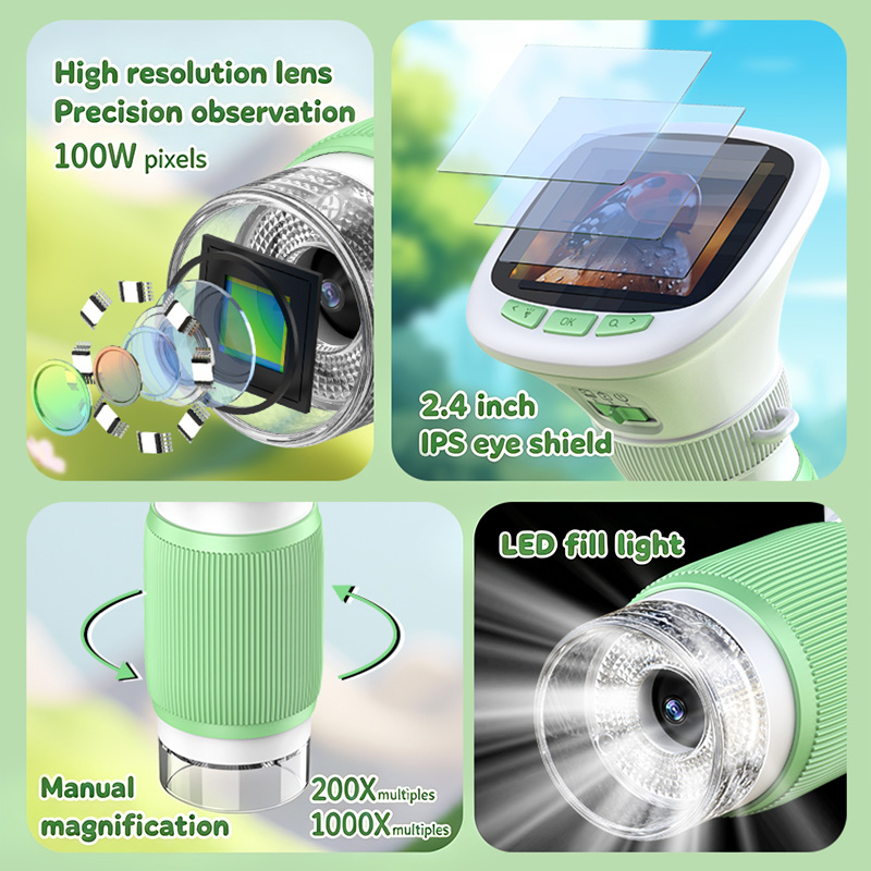 Microscopio Digital Portátil p - Kids Educational Videos reseña y precio