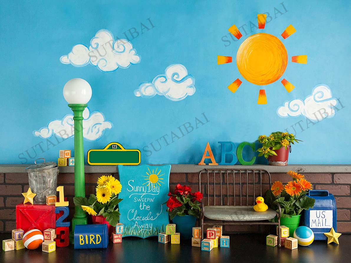 Fondo de fotografía ABC de reg - Kids Education Background reseña y precio