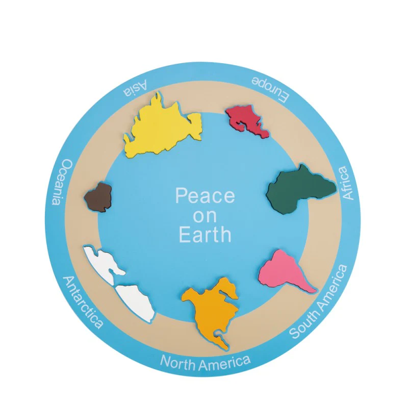 ADENA Montessori 7 placa conti - Puzzle Map World reseña y precio