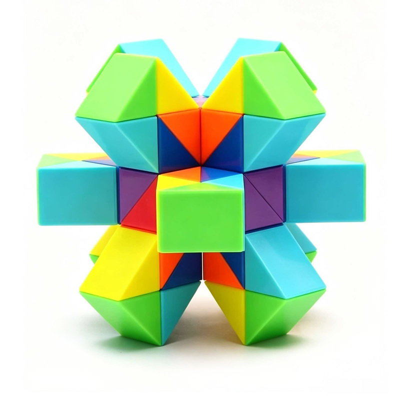 Cubo Mágico Arcoíris Plegable  - Kids Education Related reseña y precio