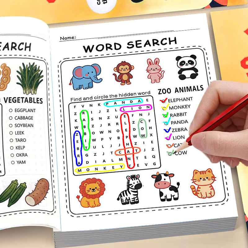 Libro de búsqueda de palabras: - Kids Education Related reseña y precio