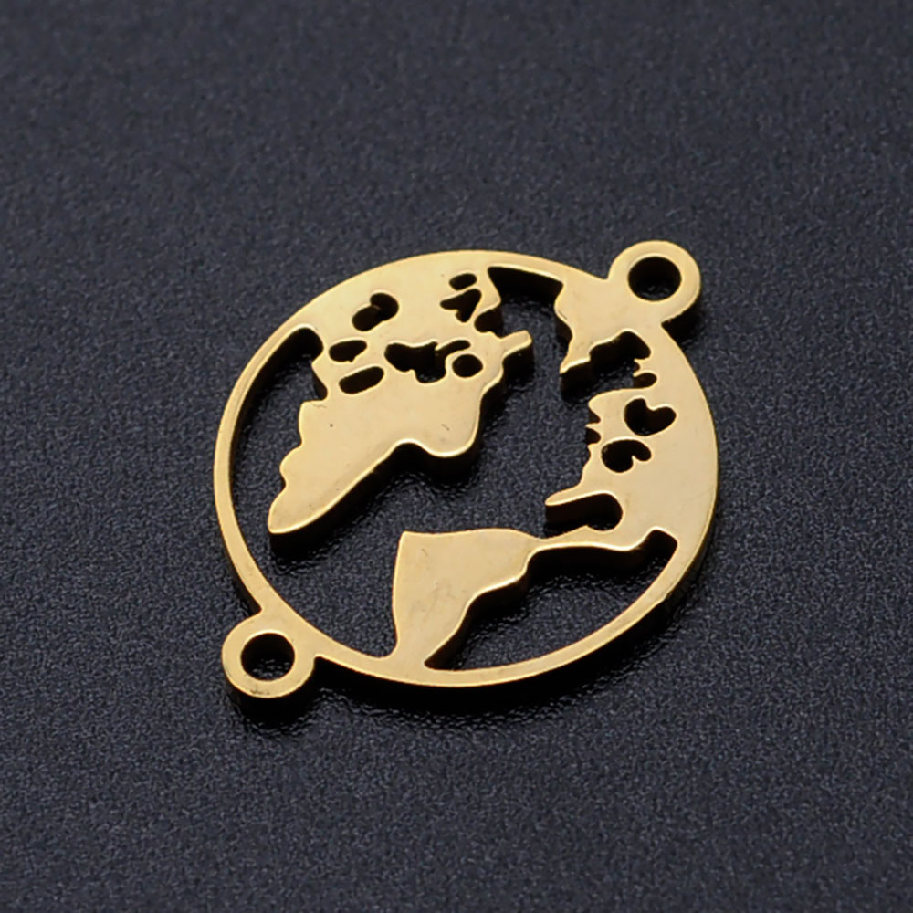 Lote de 10 piezas de dijes DIY - Puzzle Map World reseña y precio