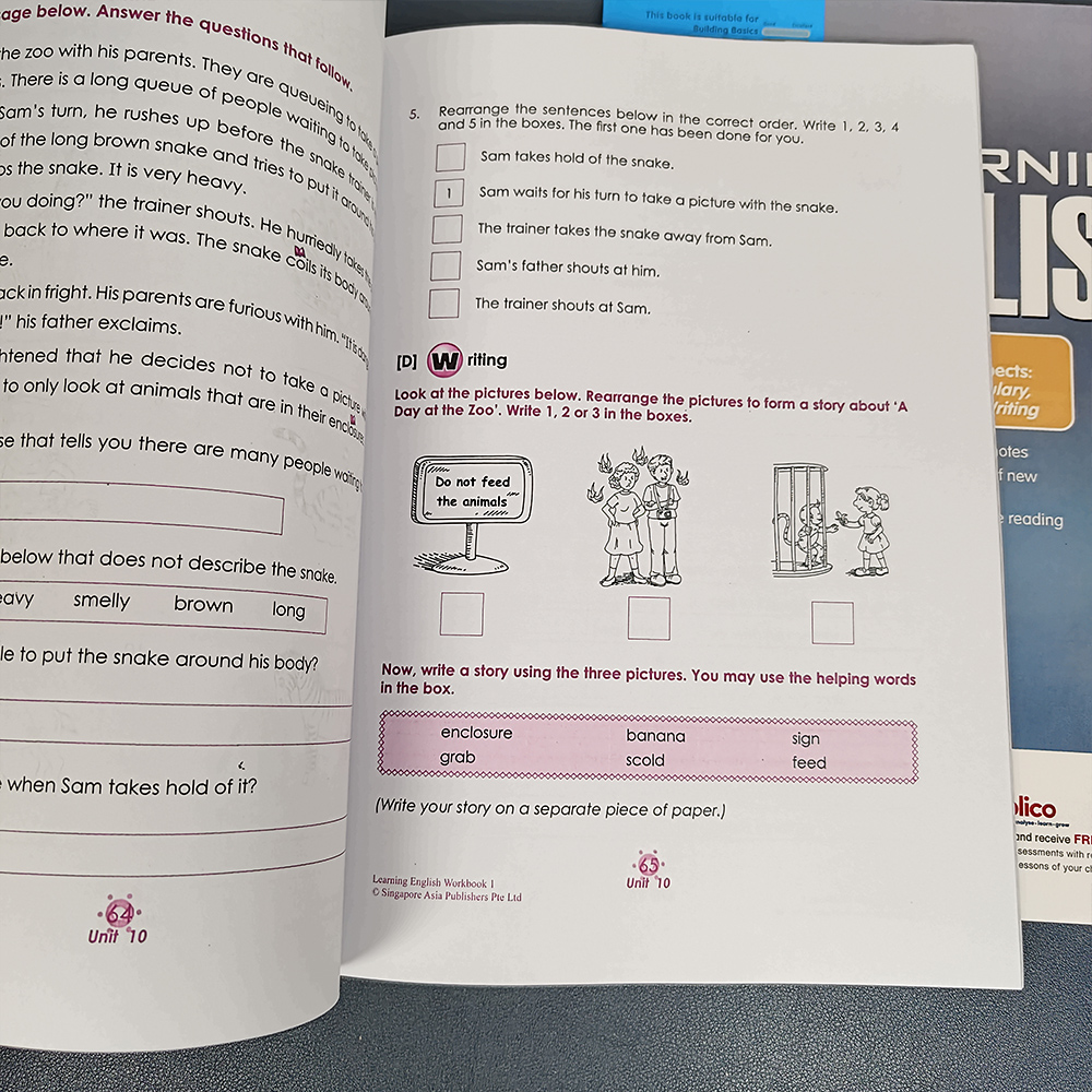 1 libro Sap Education 1- 6 gra - Kids Education In Singapore reseña y precio