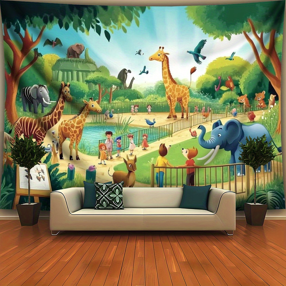Tapiz de Pared Educativo con D - Kids Education Background reseña y precio
